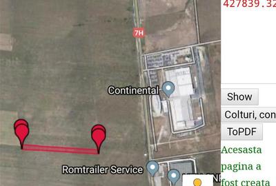 Teren de 6000 mp, în Aeroport