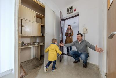 Vând Apt 3 cam Et 8/10 Bucur Obor Liber, Bl. Reabilitat, La Alb + Parchet si AC. - 1