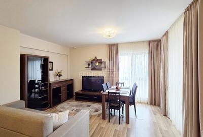 Apartament cu 2 camere semidecomandat, mobilat în Pipera