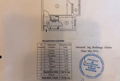 Apartament cu 2 camere decomandat în Drumul Taberei - 23