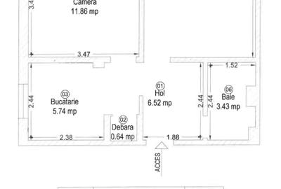 Ap 2 Cam - Decomandat - Et 9 - Lift Nou - Renovat - Izolat - Acces Facil - 6