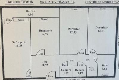 3 Camere - Stadionul Ghencea - Orientare estica - 10