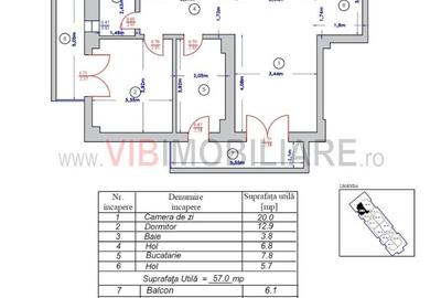 Apartament cu 2 camere, mobilat în Străulești - 12