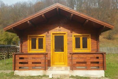 Cabana cocheta si teren la munte - 1