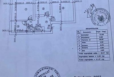 Apartament cu 2 camere decomandat în Central