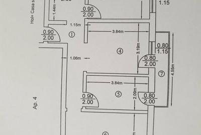 Apartament cu 3 camere decomandat în Central - 5