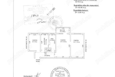 Vand apt. 3 cam., semi-decomandat, Inel 2 - 3