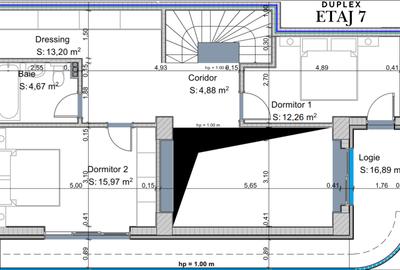 VertuCampus Universitate -Duplex  / 150mp / etaj 6-7 / vedere panoramică VertuCampus Universitate -Duplex  / 150mp / etaj 6-7 / vedere panoramică - 10