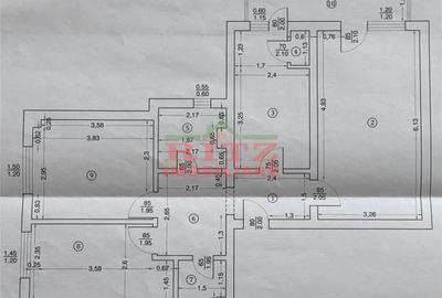 Apartament cu 3 camere decomandat în Central