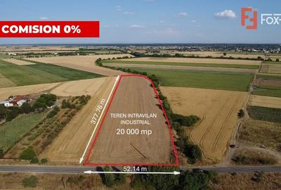 COMISION 0% Teren intravilan de 20.000 mp, front de 52 ml, zona Sag - 2