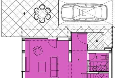 Casă individuală cu 4 camere cu Canalizare în Central - 3