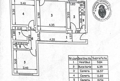 Apartament cu 3 camere decomandat în Titulescu - 3