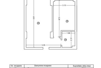 Apartament cu 2 camere semidecomandat, mobilat în Nord - 11
