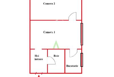 Apartament cu 2 camere semidecomandat, mobilat în Gheorgheni - 10