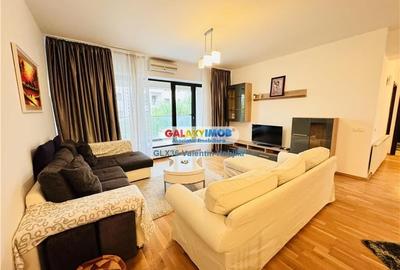 Apartament cu 3 camere semidecomandat, mobilat în Pipera