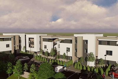 Teren 1.616 mp, D=28 ml, central zona case, autorizatie 3 cladiri P+2 - 8