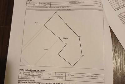 Teren de 400 mp, în Exterior Vest