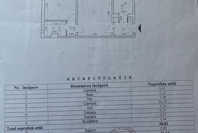 Apartament 2 Camere 42 mp  Etaj 2/4 - Păcurari / Zona Alpha Bank - Lukoil - 2