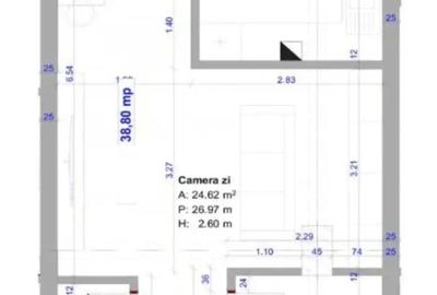 Garsonieră decomandată în Florești - 4