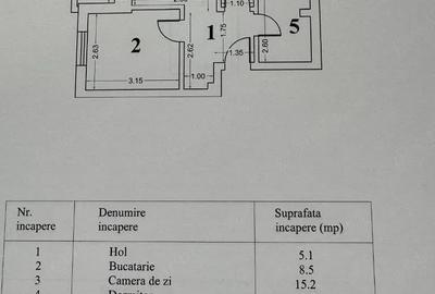 Apartament cu 2 camere decomandat în Păcii - 1