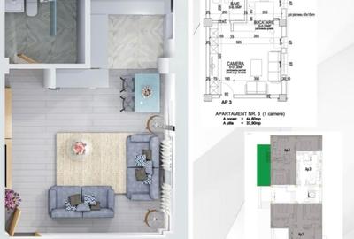 Garsonieră decomandată în Pipera