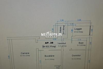 2.5 Camere | Decomandat | Renovat | 63mp | Avram Iancu - 3