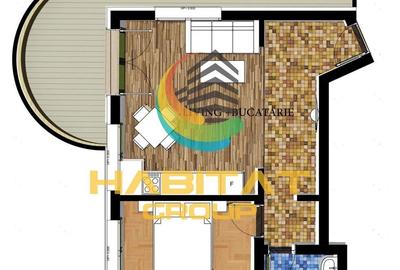 Apartament cu 2 camere semidecomandat în Theodor Pallady - 34