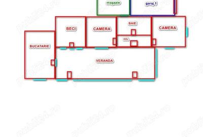 Casă cu 2 camere cu Teren 1650 Mp în Bragadiru - 6
