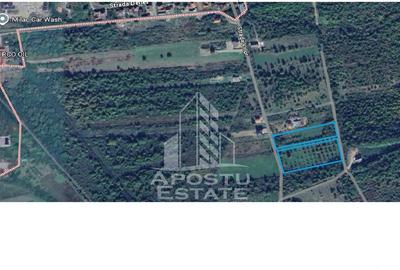 Teren de 14588 mp, în Est