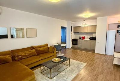 Apartament cu 2 camere semidecomandat, mobilat în Pipera
