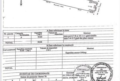 Teren Construcții intravilan de 9104 mp, în Aurel Vlaicu