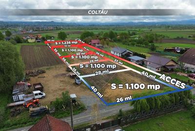 Teren Construcții intravilan de 1289 mp, în Coltău - 2
