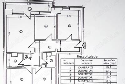 Apartament central 4 camere Tandarei - 1