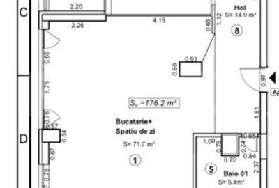 Penthouse de vanzare, 176 mp, zona centrala - 2