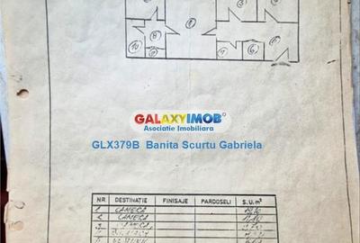 Apartament cu 3 camere semidecomandat în Titan