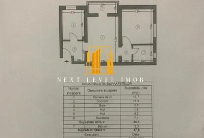 Apartament 2 camere, renovat, central, cu incalzire in pardoseala! - 1