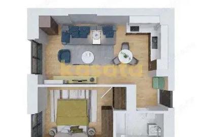 Apartament cu 2 camere semidecomandat în Central - 2