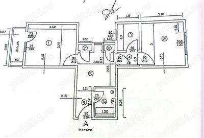 Apartament cu 2 camere decomandat în Lujerului