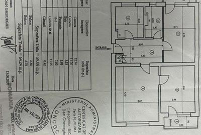 Apartament cu 3 camere - 1