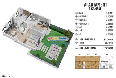 Apartament cu 3 camere decomandat în Prelungirea Ghencea - 2