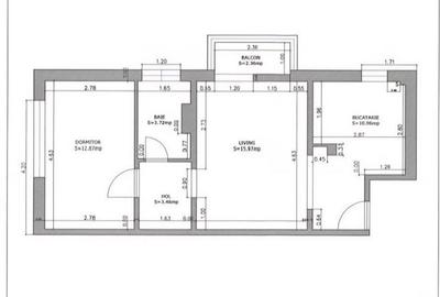 Apartament cu 2 camere semidecomandat, mobilat în Gemenii - 12