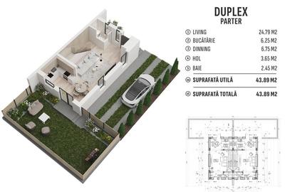 Titan vila DUPLEX  101 mp la 10 minute metrou Republica - 3