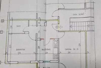 Apartament cu 3 camere decomandat în Republicii - 7