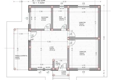 Casă cu 3 camere cu Teren 400 Mp în Bârnova - 3