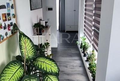 Penthouse cu 3 camere semidecomandat, mobilat în Florești - 5