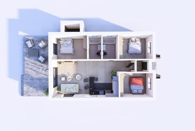 Casa individuala Tunari, teren 400 mp - 3