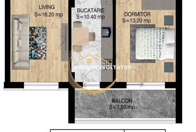 Apartament cu 2 camere decomandat în Theodor Pallady - 5