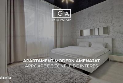 Apartament cu 2 camere, mobilat în Central