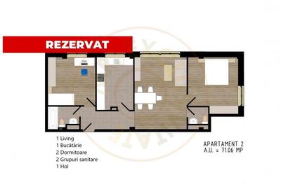 Zorilor Residence, Apartamente Noi 2-3-4 camere - Str. Zorilor - Carei - 10