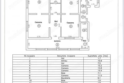 Casă cu 4 camere cu Teren 560 Mp în Aradului - 1